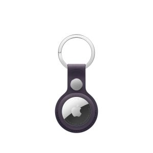Apple AirTag FineWoven Key Ring - Midnight Purple