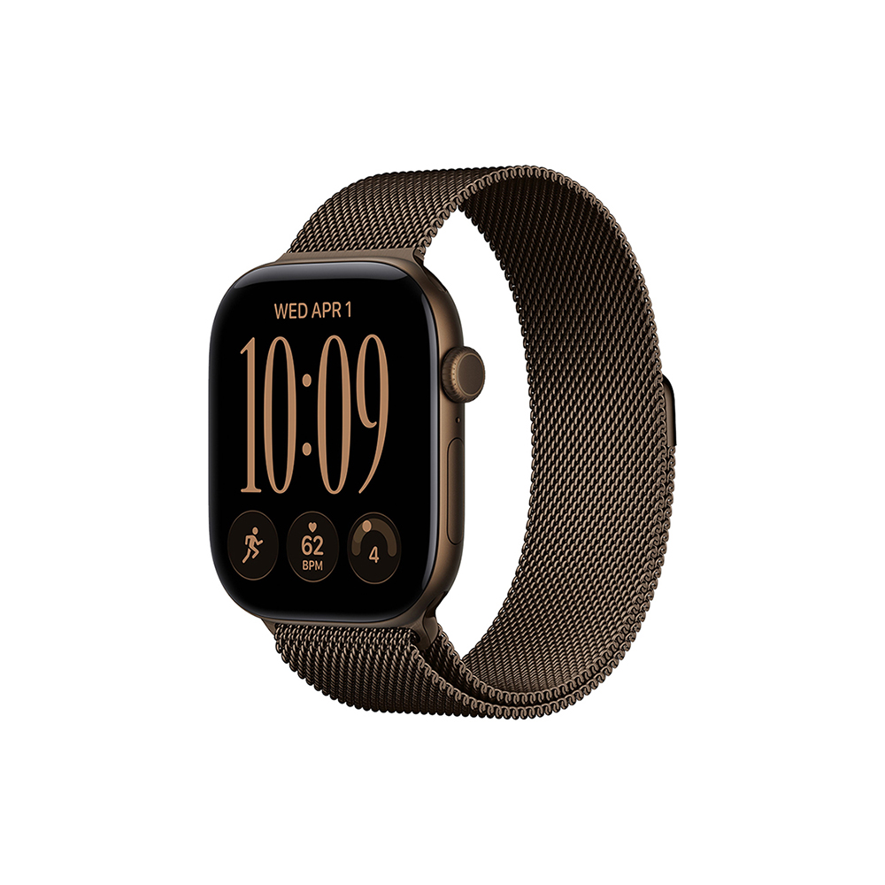 Apple Watch S12 Cellular 42mm Dark Bronze Aluminium Case with Dark Bronze Milanese Loop
