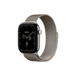 Apple Watch S12 Cellular 42mm Natural Titanium Case with Natural Milanese Loop