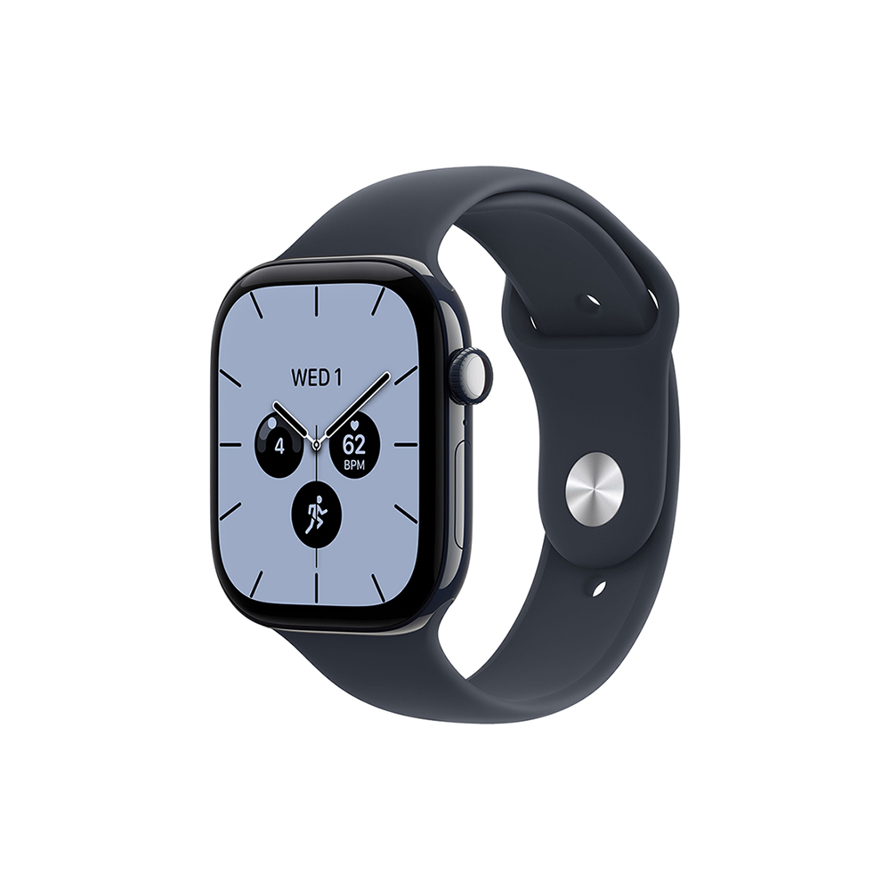 Apple Watch S12 Cellular 42mm Night Blue Ceramic Case with Navy Blue Sport Band - S/M
