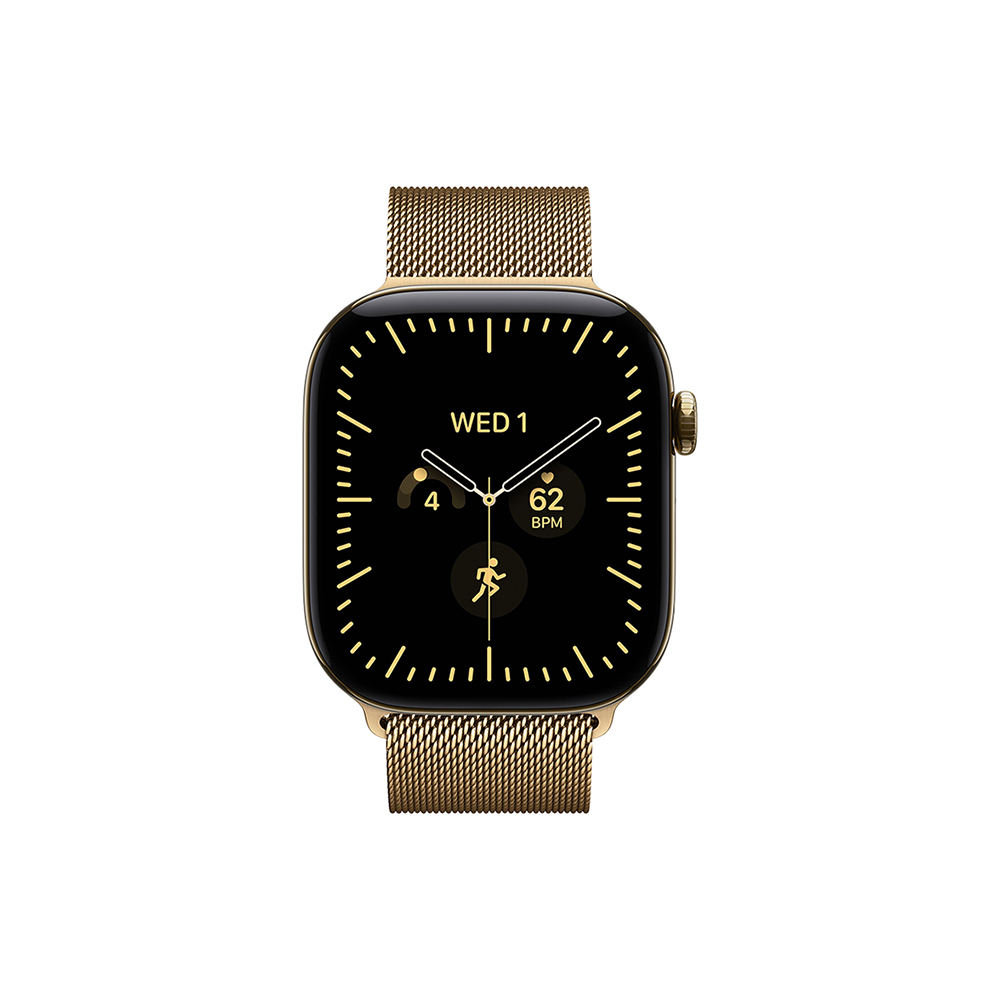Apple Watch S12 Cellular 42mm Radiant Gold Titanium Case with Radiant Gold Milanese Loop - Slika 3