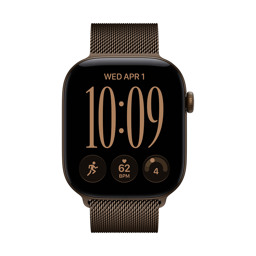 Apple Watch S12 Cellular 46mm Dark Bronze Aluminium Case with Dark Bronze Milanese Loop - S/M - Slika 2