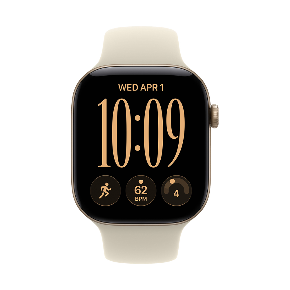 Apple Watch S12 GPS 46mm Light Gold Aluminium Case with Sand Sport Band - M/L - Slika 2