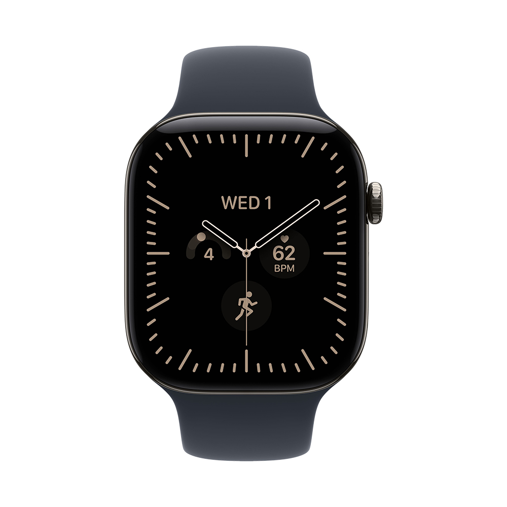 Apple Watch S12 Cellular 46mm Natural Titanium Case with Navy Blue Sport Band - S/M - Slika 2