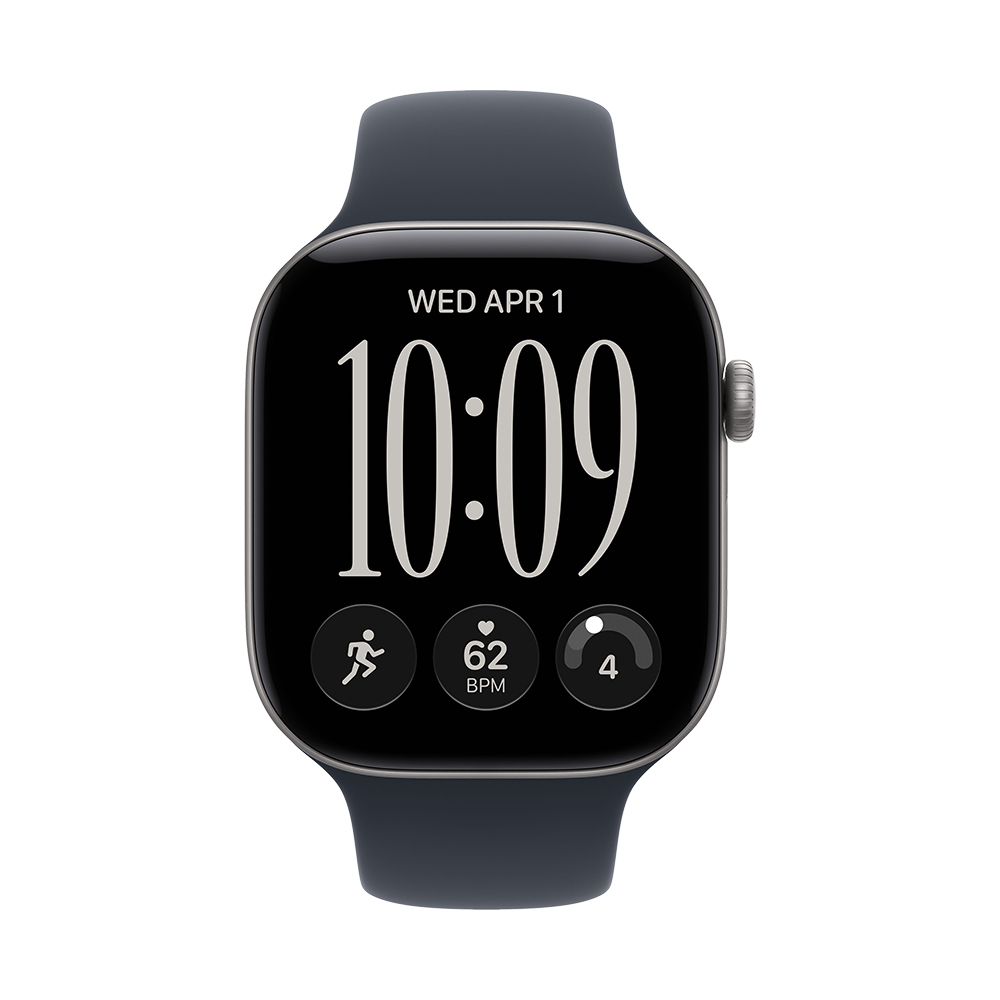 Apple Watch S12 Cellular 46mm Space Grey Aluminium Case with Navy Blue Sport Band - S/M - Slika 3