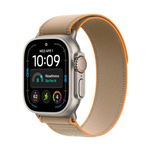Apple Watch Ultra 4 Cellular 49mm Natural Titanium Case with Sand Trail Loop - M/L