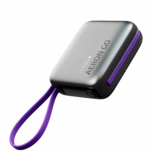Dviced AERON GO 10000mAh Power Bank with Built-in Cable & 45W PD Charger - Silver