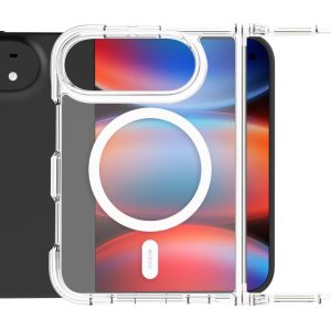 Dviced Magsafe clear case for iPhone Duo - White