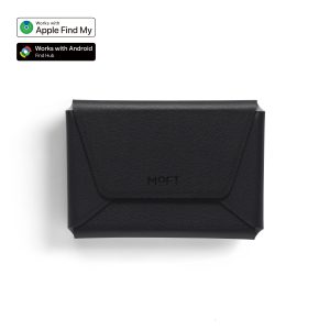 MOFT Trackable Field Wallet (8 cards) & Stand - Jet Black
