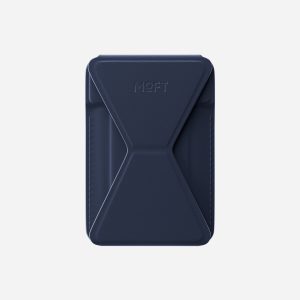 MOFT Snap-on Phone Stand & Wallet AERA (3 cards) - Navy Blue