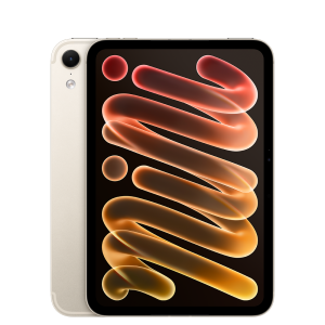 Apple iPad mini (A20 Pro) Cellular 128GB w standard glass - Starlight
